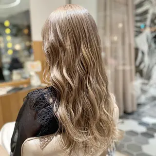 ロング カラー ボブ/ハイトーン 立川loose 下田のヘアスタイル