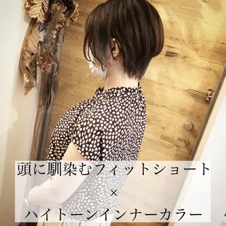 ショート カラー テトネ タカシのヘアスタイル