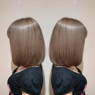 ミディアム カラー ヘアアレンジ 髪質改善特化 ミサワコウキのヘアスタイル
