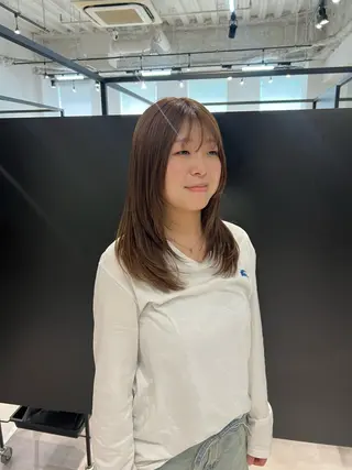 セミロング カラー kimika🥑 メンズ/髪質改善のヘアスタイル