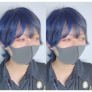 ショート カラー 似合わせ/ブリーチ カラー.岡田友仁のヘアスタイル