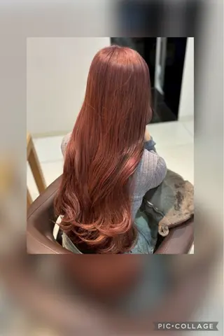 ロング カラー 💕カットカラーモ デル募集/あゆり💕のヘアスタイル