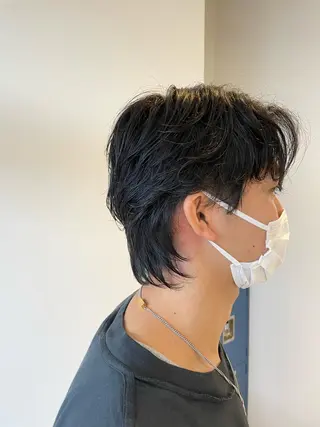 ショート 小林 崇雅　ダウンパーマのヘアスタイル