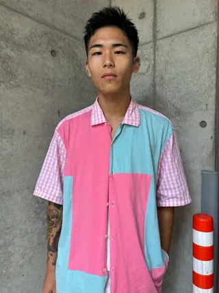 ショート メンズ 〜AND PEACE所属・飛田 和真のヘアスタイル