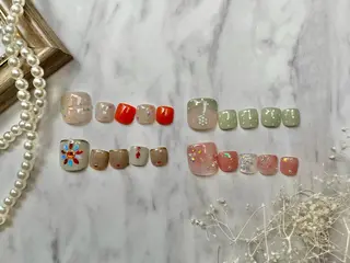 ネイル ネイルPetit Ribbonのネイルデザイン