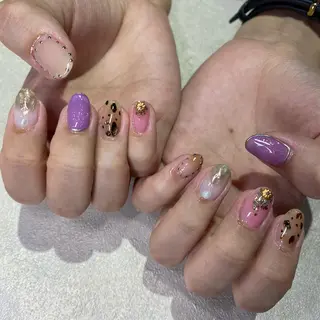 ネイル Amber21.所属・Nagahama Akariのネイルデザイン