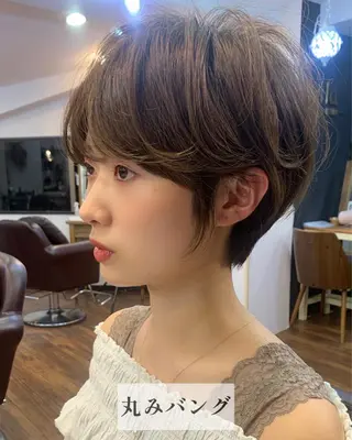 ショート 縮毛矯正/ショート/ レイヤー/畑中正敏のヘアスタイル