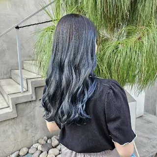 ロング あべかりん/原宿 /マツパ/ハイトーンのヘアスタイル