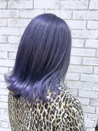 セミロング カラー パーマ ヘアアレンジ filo byFeria渋谷所属・縮毛矯正/美髪 髪質改善/石田幸輔のヘアスタイル