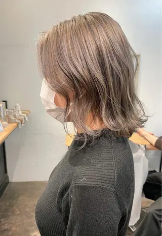ショート カラー メンズパーマ メンズ特化ryoのヘアスタイル