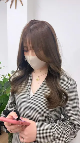 ロング カラー HIROKO / 透明感暖色カラー🎀のヘアスタイル