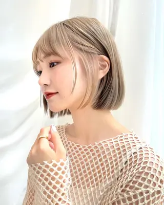 ショート カラー レイヤー専門家 ダブルカラー修のヘアスタイル