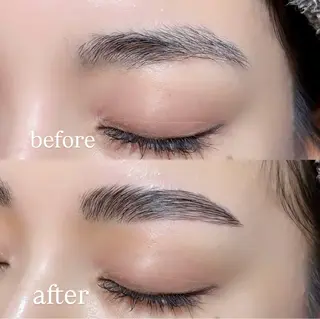 アイブロウ meguru／マツパ ／マツエク／束感のマツエク・マツパデザイン