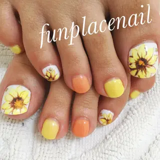 ショート ミディアム セミロング ロング カラー パーマ ヘアアレンジ メンズ キッズ ネイル まつエク nail salon＆school felice所属・フェリーチェ瑞江店 新山のネイルデザイン