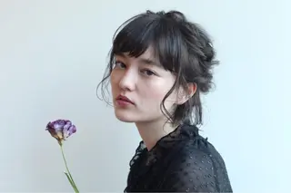 ヘアアレンジ 似合わせ艶髪カラー ❤️ハダユミのヘアスタイル