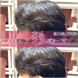 ミディアム パーマ メンズ Dxxxx III所属・女性目線の大人 メンズ*Ayakaのヘアスタイル