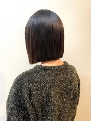 ショート SAUT銀座所属・石川玲菜/ 髪質改善ボブ/メンズのヘアスタイル