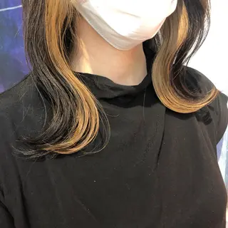 ミディアム カラー 🫧tomoka 透明感カラー🫧のヘアスタイル