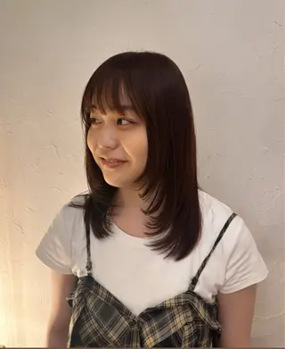 セミロング flan所属・後藤 明香里のヘアスタイル
