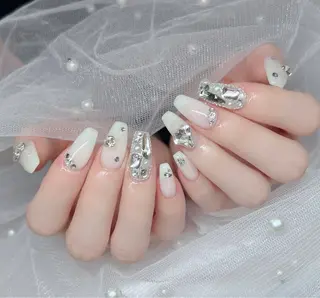 ネイル 🎀PG🩵 ネイルサロンのネイルデザイン