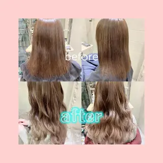 ミディアム カラー パーマ サロウィン柏所属・神山 昌子のヘアスタイル