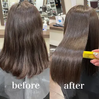 セミロング 韓国ヘア🦋 MIYUのヘアスタイル