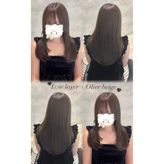 ロング カラー Rino 🎀🖤のヘアスタイル