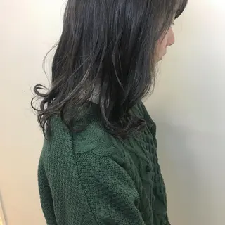 セミロング カラー riho/ブリーチ/ デザインカラー/辻堂のヘアスタイル