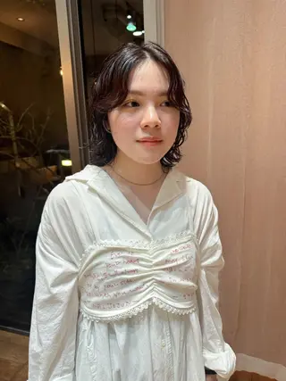 ショート パーマ 大橋 芽衣のヘアスタイル