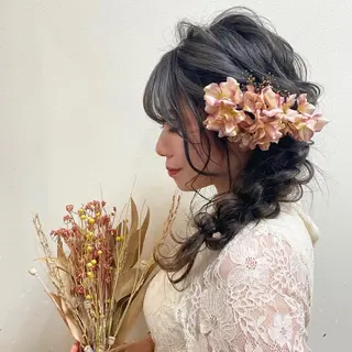 ロング ヘアアレンジ 林 瑠夏のヘアスタイル