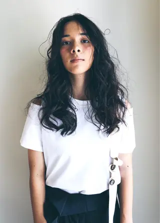 セミロング 大岩 茉愉のヘアスタイル