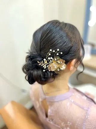 ヘアアレンジ 似合わせヘアメイク 💐オダギリチアキのヘアスタイル