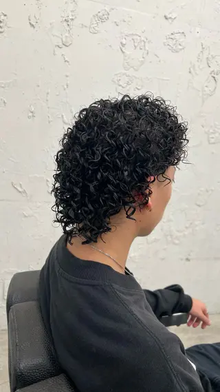 パーマ メンズ Hairsalon F＋Moana by　HEADLIGHT所属・松永 蓮のヘアスタイル