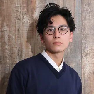 パーマ メンズ ツイスパ/波巻き対応 メンズ特化　石川愛理のヘアスタイル