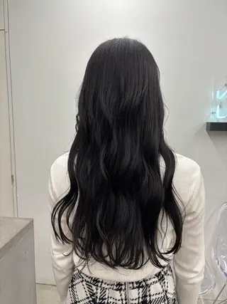 ロング カネコ ノノカのヘアスタイル