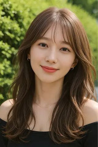 セミロング カラー さく/髪質改善× 縮毛矯正/町田のヘアスタイル