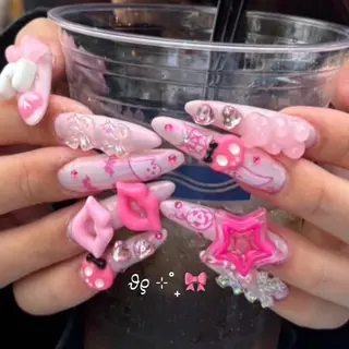 キッズ mavie✧ ネイルモデル様募集中のネイルデザイン