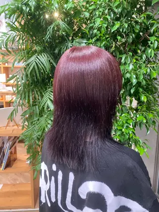 カラー みやもと みくのヘアスタイル