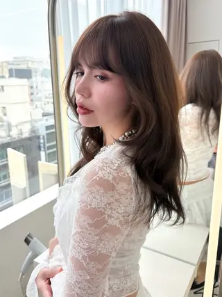 ミディアム Hazuki/ 韓国ヘア🇰🇷のヘアスタイル