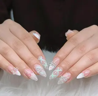 ロング カラー Bling Salonのネイルデザイン