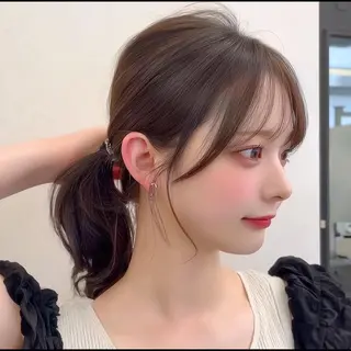 ミディアム 野間 ひなののヘアスタイル