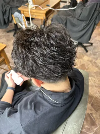 ショート パーマ メンズ HRK1st所属・HRK1st RYOKIのヘアスタイル