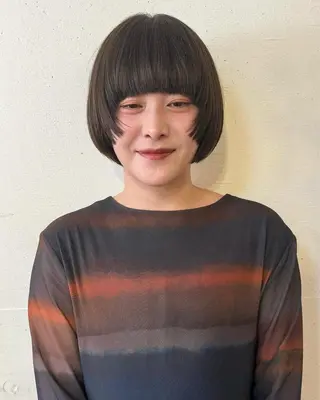 ショート riko*.+ﾟ 韓国風パーマのヘアスタイル