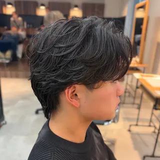 パーマ メンズ 男の理想を叶える🔥 メンズパーマ特化｜関のヘアスタイル