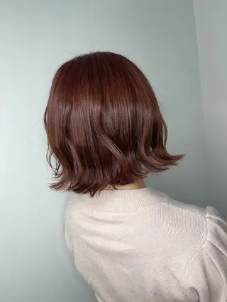 ショート カラー &chaLme   心斎橋所属・emi/髪質改善/ 韓国風/艶カラーのヘアスタイル