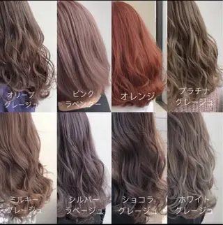 ロング 有田 祥子のヘアスタイル