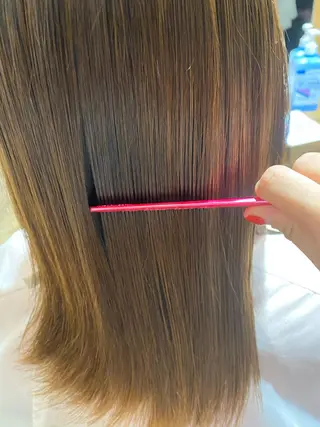 ミディアム パーマ La  SHE's 天王寺店所属・マルヤマ リナのマツエク・マツパデザイン