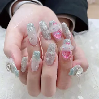 ネイル ラベンダー💖日暮里 ルル💖ネイルのネイルデザイン