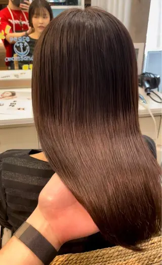 ロング 【レイヤーカット】 関根【コテ巻パーマ】のヘアスタイル