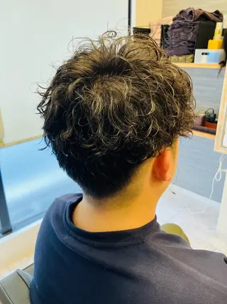 パーマ メンズ men's salon magic関目店所属・メンズ特化/パーマ/ フェードWATARUのヘアスタイル